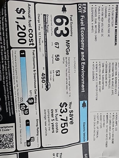 2024 Chevrolet Silverado EV Work Truck