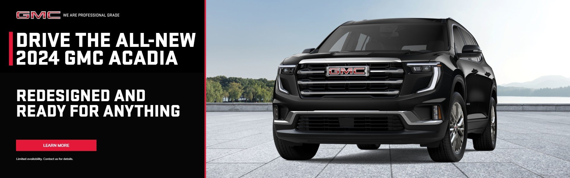 Drive the All-New 2024 GMC Acadia